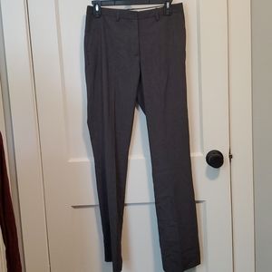H&M straight leg charcoal work pants